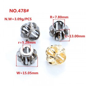 Bronze/Rose Gold/White/Glossy black/Gold/Platinum/Matte black-Alloy End Stopper Bronze/Rose Gold/White/Glossy black/Gold/Platinum/Matte black-Alloy End Stopper