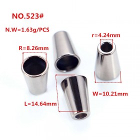 Bronze/Rose Gold/Glossy black/Gold/White/Platinum/Matte black-Alloy End Stopper Bronze/Rose Gold/Glossy black/Gold/White/Platinum/Matte black-Alloy End Stopper