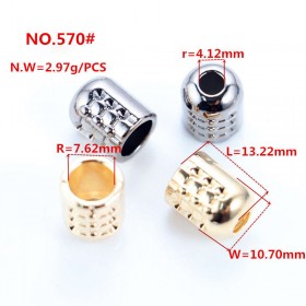Gold/Bronze/Rose Gold/Glossy black/White/Platinum/Matte black-Alloy End Stopper Gold/Bronze/Rose Gold/Glossy black/White/Platinum/Matte black-Alloy End Stopper