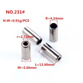 Gold/Bronze/White/Platinum/Matte black/Rose Gold/Glossy black-Alloy End Stopper Gold/Bronze/White/Platinum/Matte black/Rose Gold/Glossy black-Alloy End Stopper